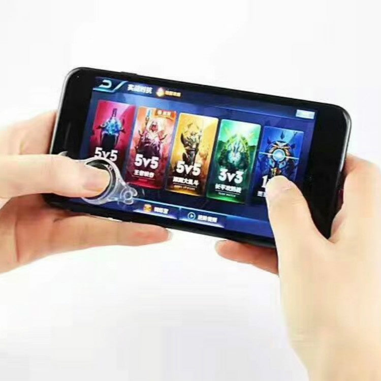 20 PCS Suction Cup Style Mobile Phone Games Joystick Artifact Hand Travel Button for Android / IOS Phones & Tablet PCs(White)