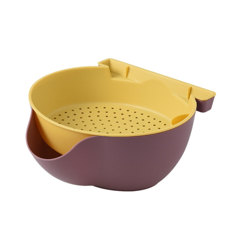 6 PCS Double-layer Fruit Drain Basket Household Plastic Lazy Candy Plate
