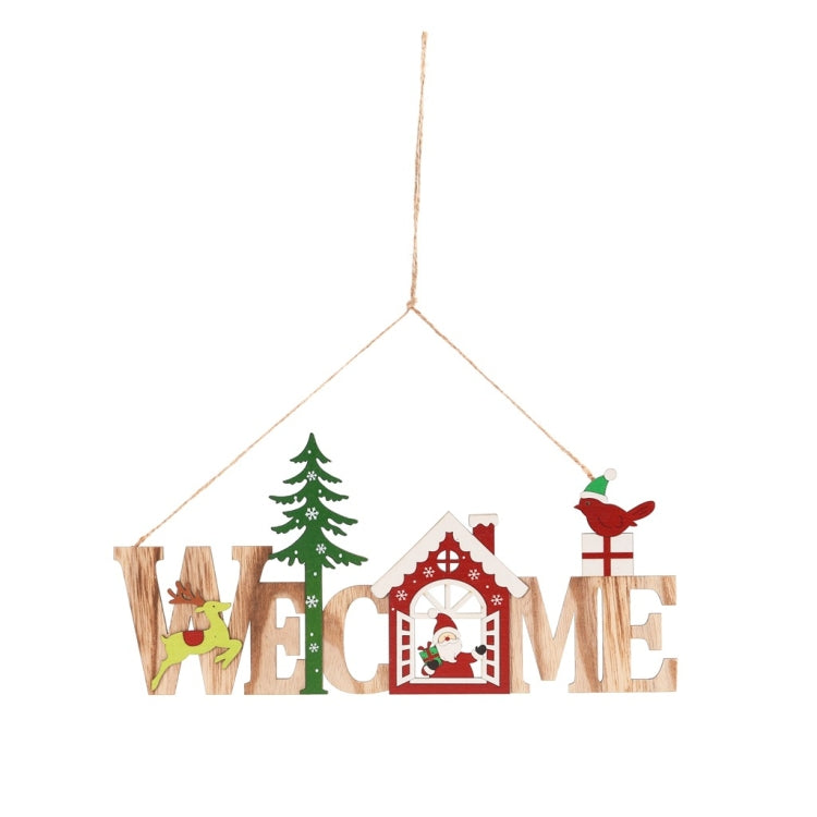 Christmas Wooden English Listing House Welcome Listing, Specification: Old Man
