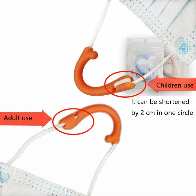 30 Pairs Silicone Mask Hook Ear Anti-strap Seamless Hook, Random Color Delivery