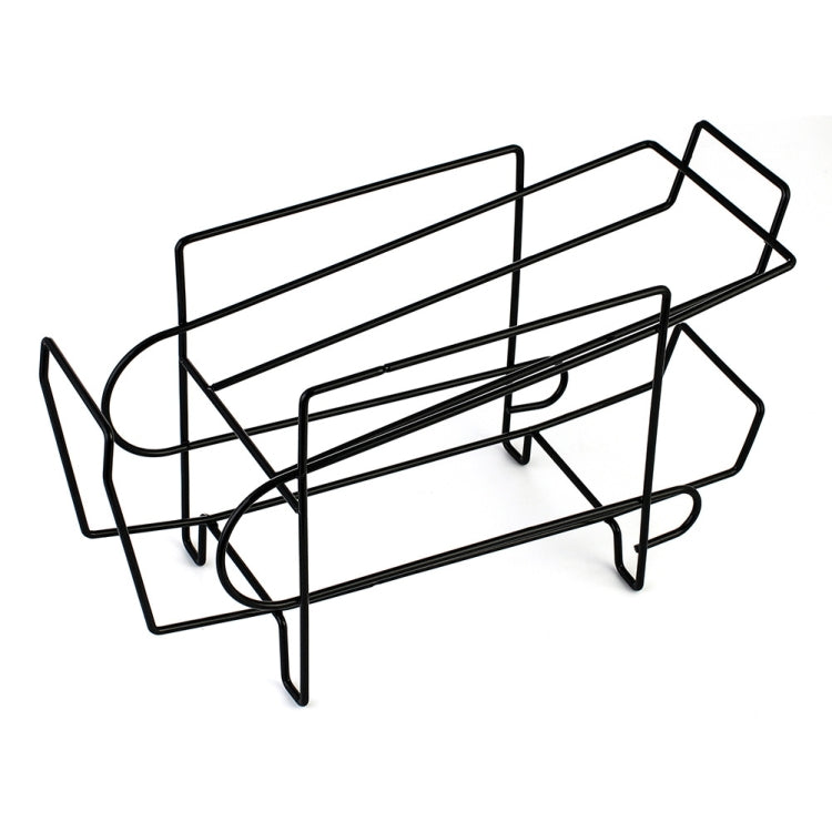 Cans Rolling Storage Rack Beer Coke Double Rack Refrigerator Shelf