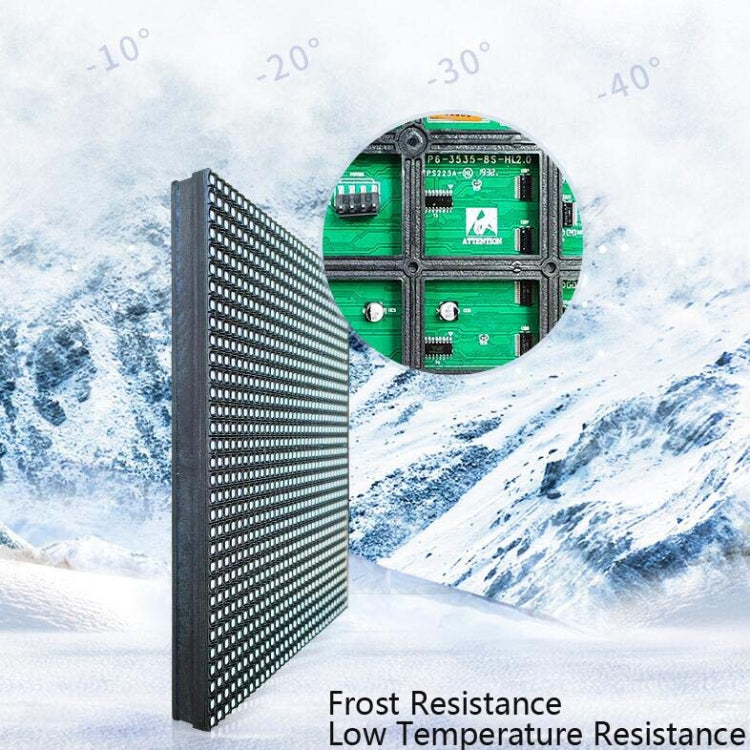 P6 Outdoor Surface Mount Unit Board Waterproof LED Display Colorful Display Module, Resolution: 32 x 32