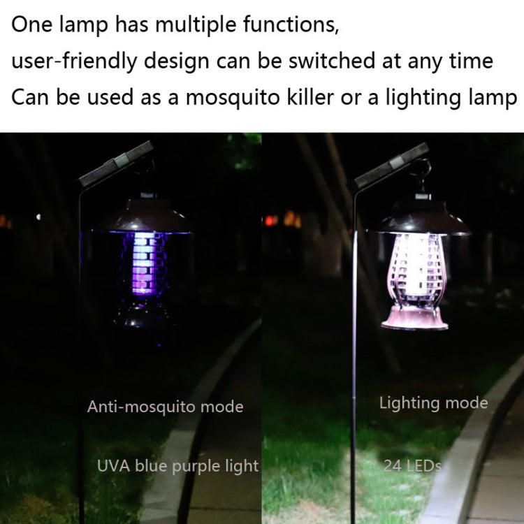 Outdoor Waterproof Solar Mosquito Killer Lamp Courtyard Garden Household Mosquito Catcher