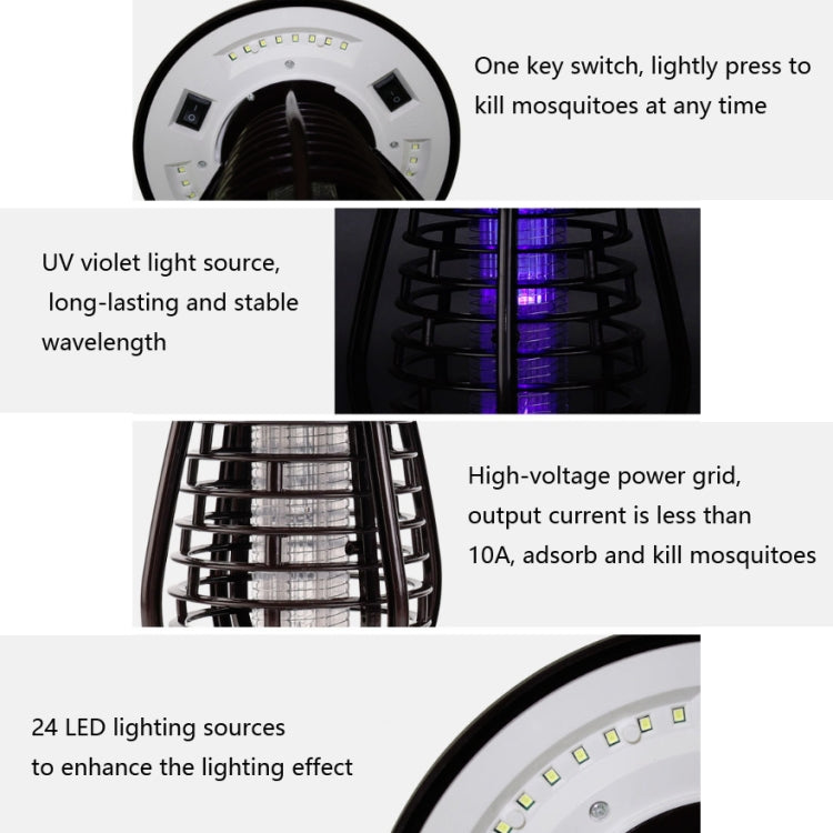 Outdoor Waterproof Solar Mosquito Killer Lamp Courtyard Garden Household Mosquito Catcher