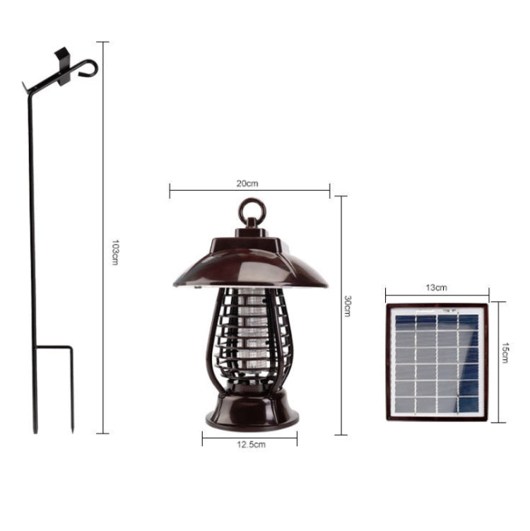 Outdoor Waterproof Solar Mosquito Killer Lamp Courtyard Garden Household Mosquito Catcher