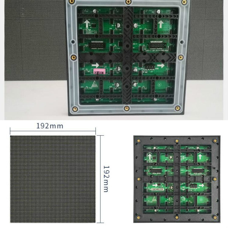 P3 Outdoor Waterproof Full-color Display Module LED Unit Board Electronic Display, Resolution: 64 x 64
