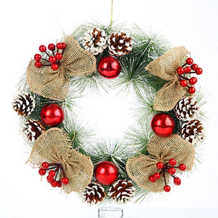 Christmas Ornament Pine Cone Garland, Size:38cm