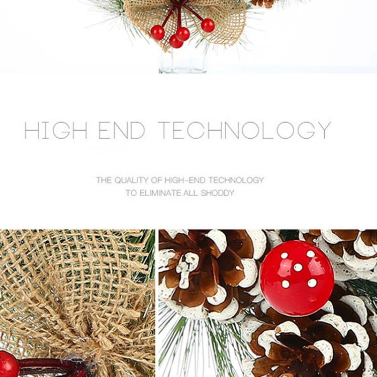 Christmas Ornament Pine Cone Garland, Size:38cm