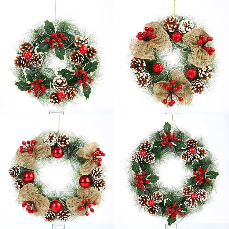 Christmas Ornament Pine Cone Garland, Size:38cm