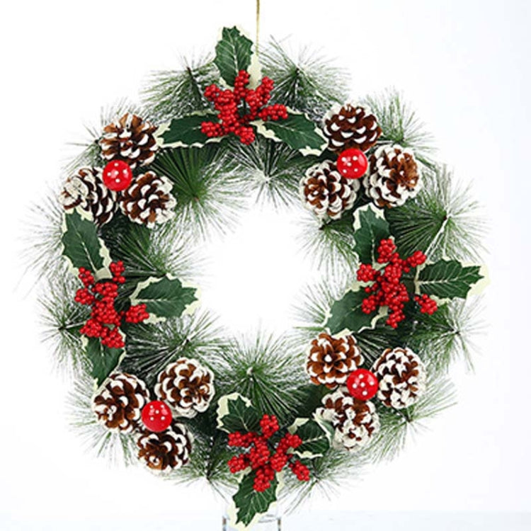 Christmas Ornament Pine Cone Garland, Size:38cm