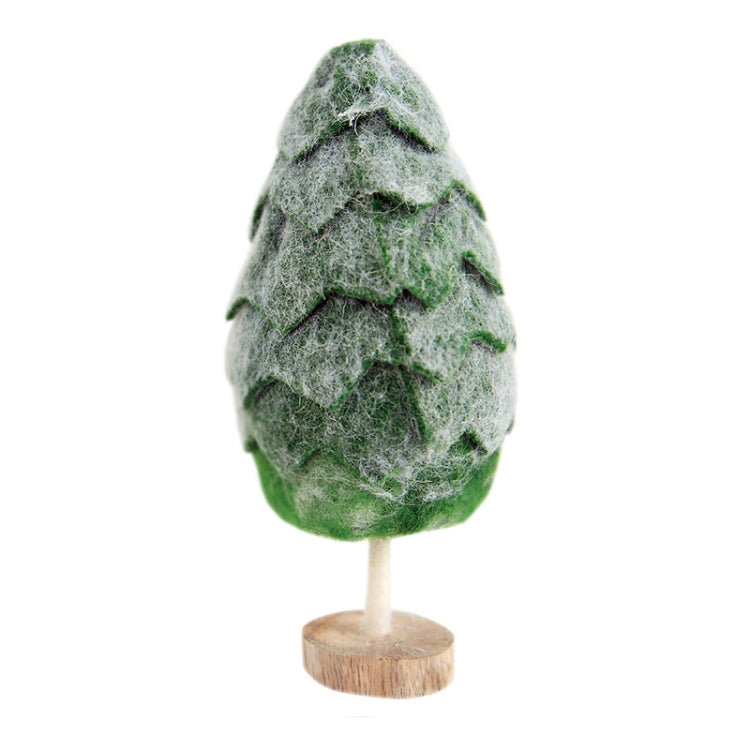 Christmas Felt Snowflake Small Christmas Tree Shopping Mall Window Restaurant Desktop Decoration, Size:L