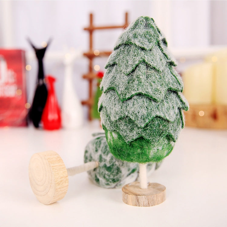 Christmas Felt Snowflake Small Christmas Tree Shopping Mall Window Restaurant Desktop Decoration, Size:L