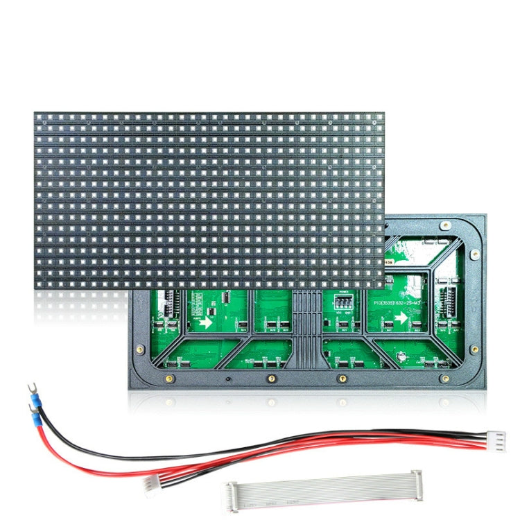 P10 Outdoor Full Color Screen LED Waterproof Advertising Screen Unit Board LED Module, Resolution: 32 x 16