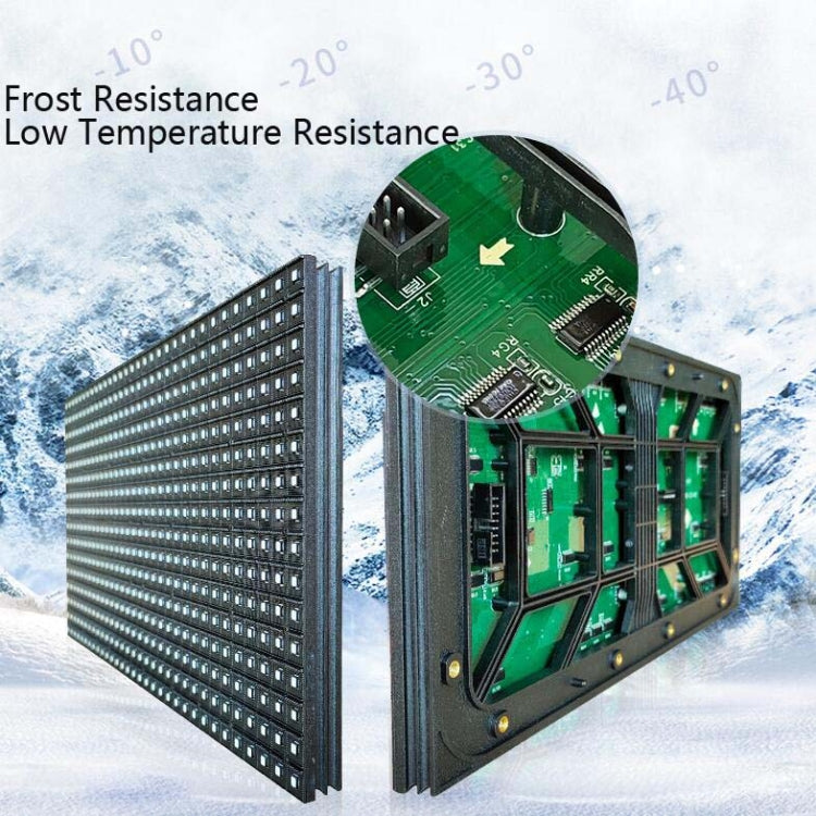 P10 Outdoor Full Color Screen LED Waterproof Advertising Screen Unit Board LED Module, Resolution: 32 x 16