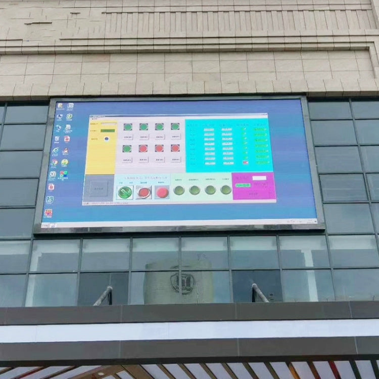 P10 Outdoor Full Color Screen LED Waterproof Advertising Screen Unit Board LED Module, Resolution: 32 x 16