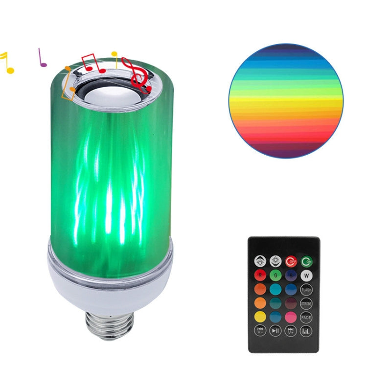 E27 LED Music Light Mobile APP Control Smart Flame Colorful Light Bulb
