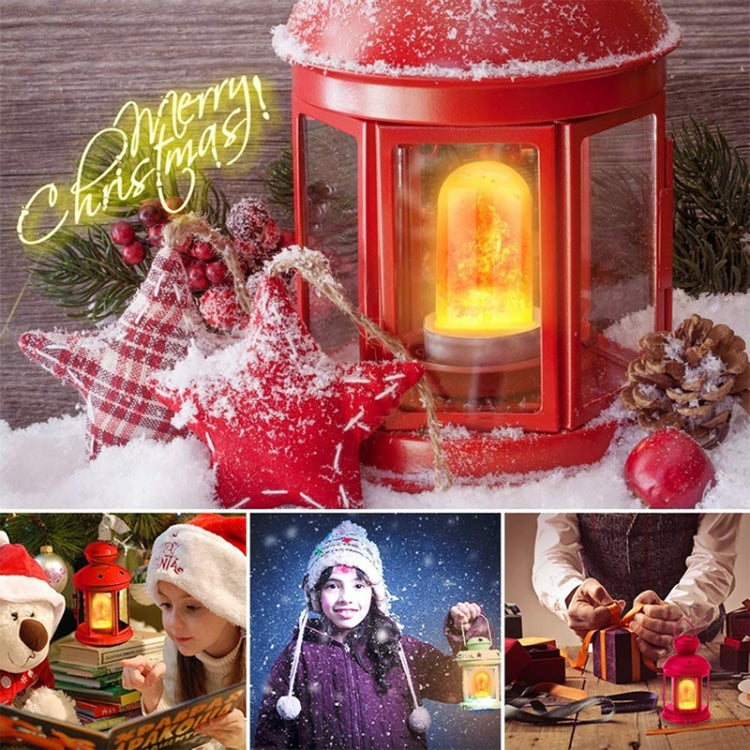 E27 Colorful Light Bulb Simulation Flame Light LED App Control One-to-many Lights
