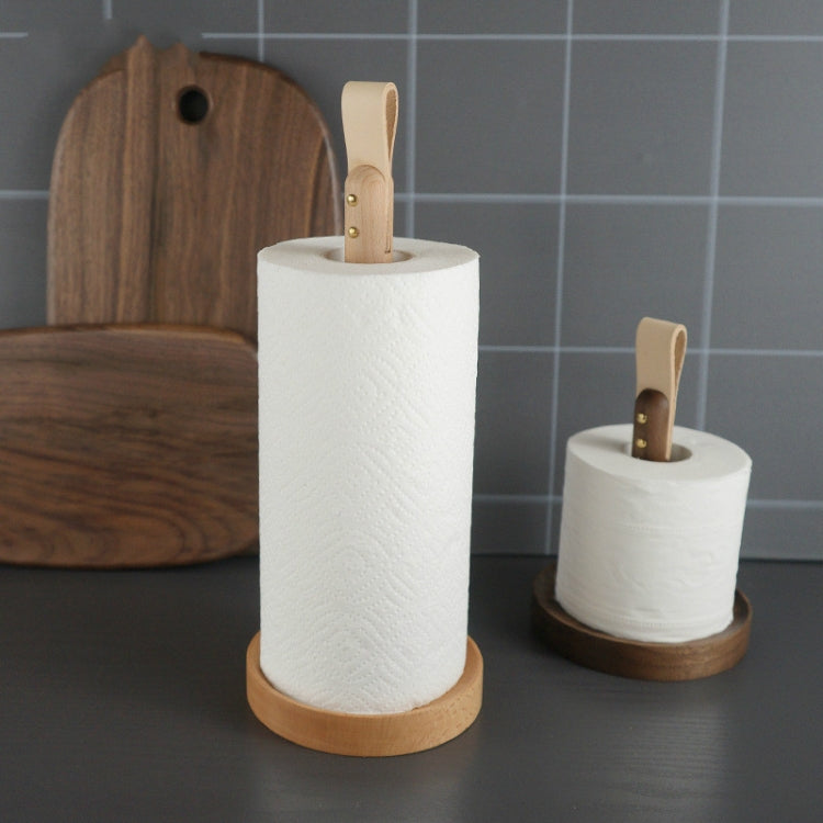 Household Kitchen Solid Wood Roll Paper Holder