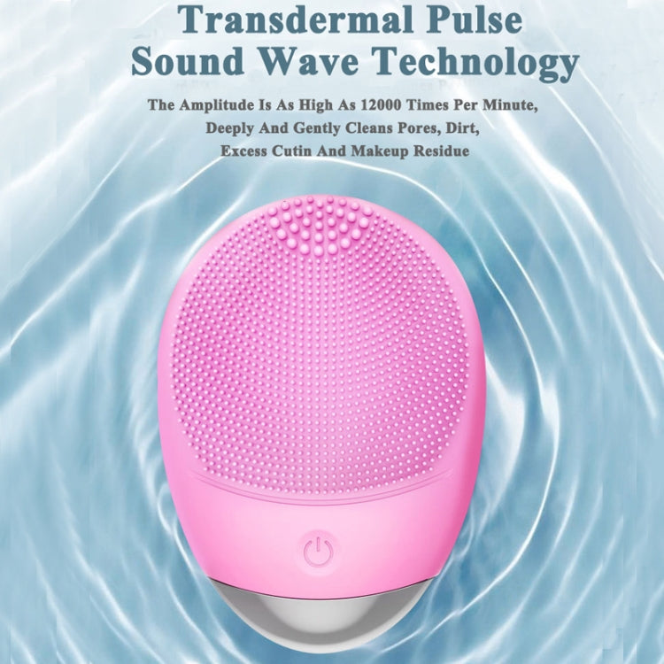 Mango Type Facial Electric Ultrasonic Silicone Cleanser