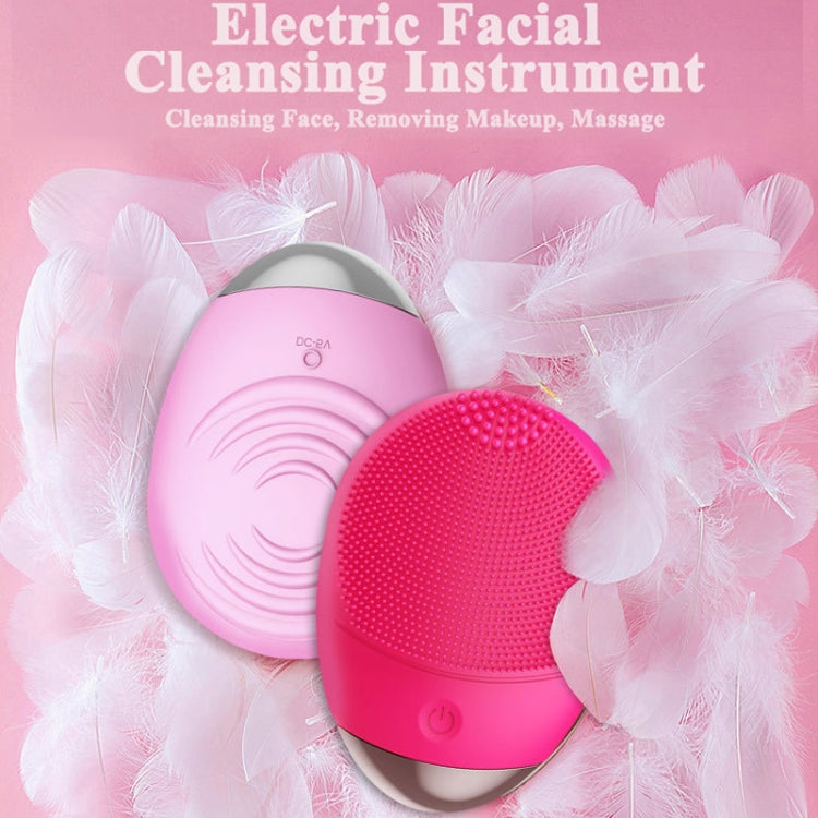 Mango Type Facial Electric Ultrasonic Silicone Cleanser