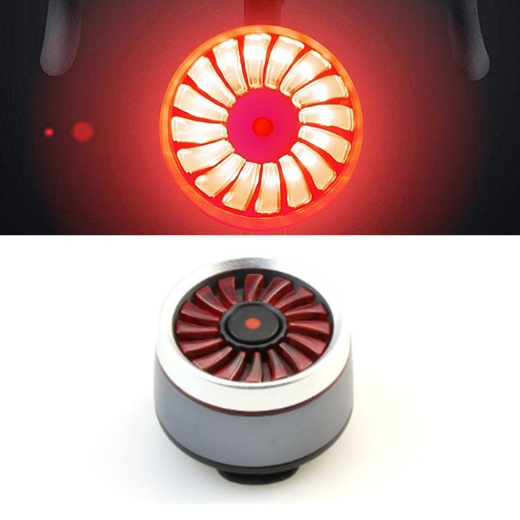 Bicycle Smart Sensor Brake Light USB Tail Light Warning Light