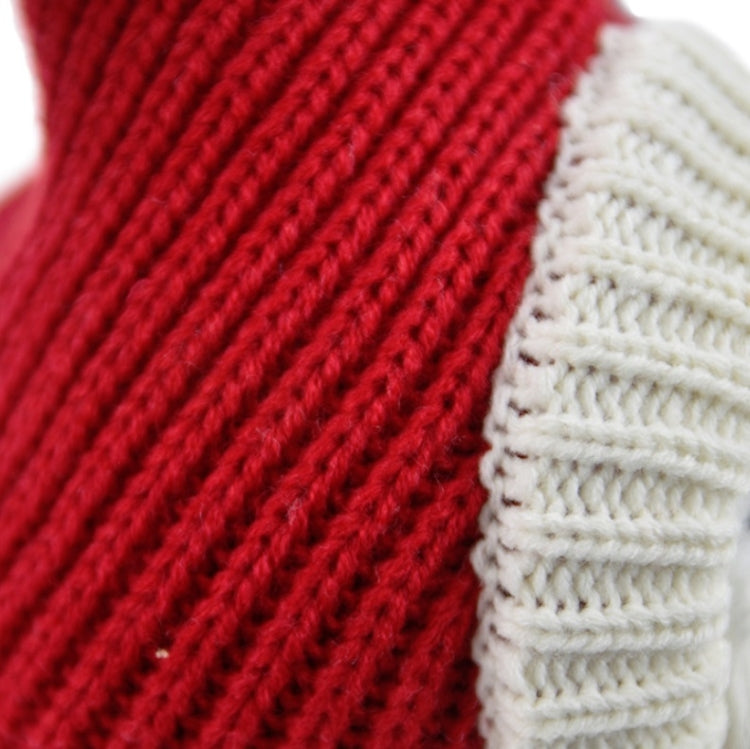 Pet Autumn & Winter Woolen Christmas Hat, Size: L