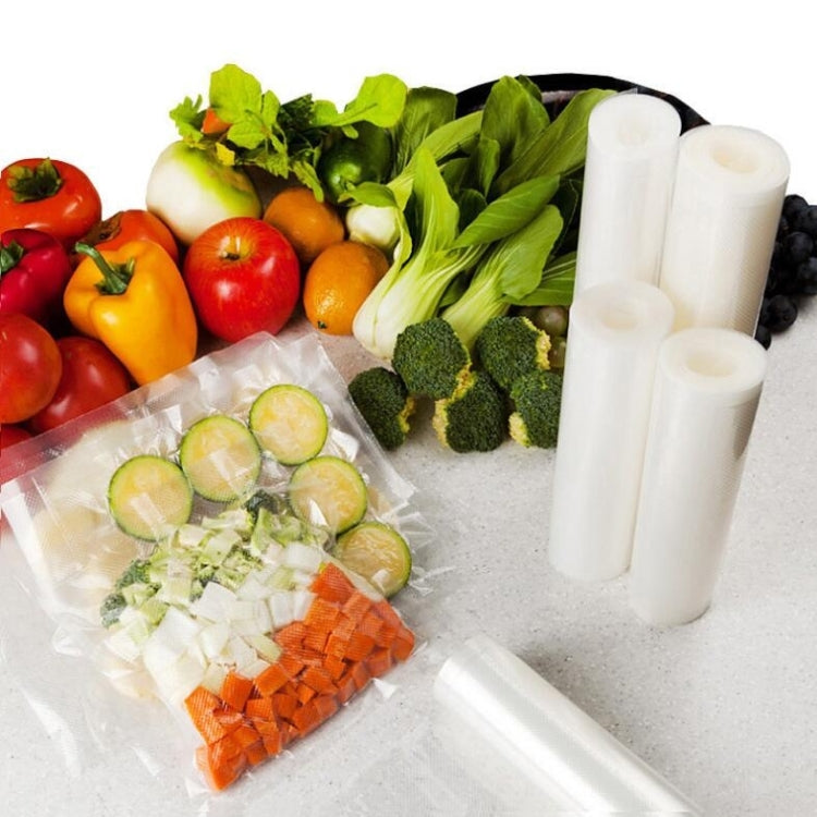 Food Vacuum Preservation Bag Grid Rice Packaging Vacuum Roll Bag, Size: 32x500cm