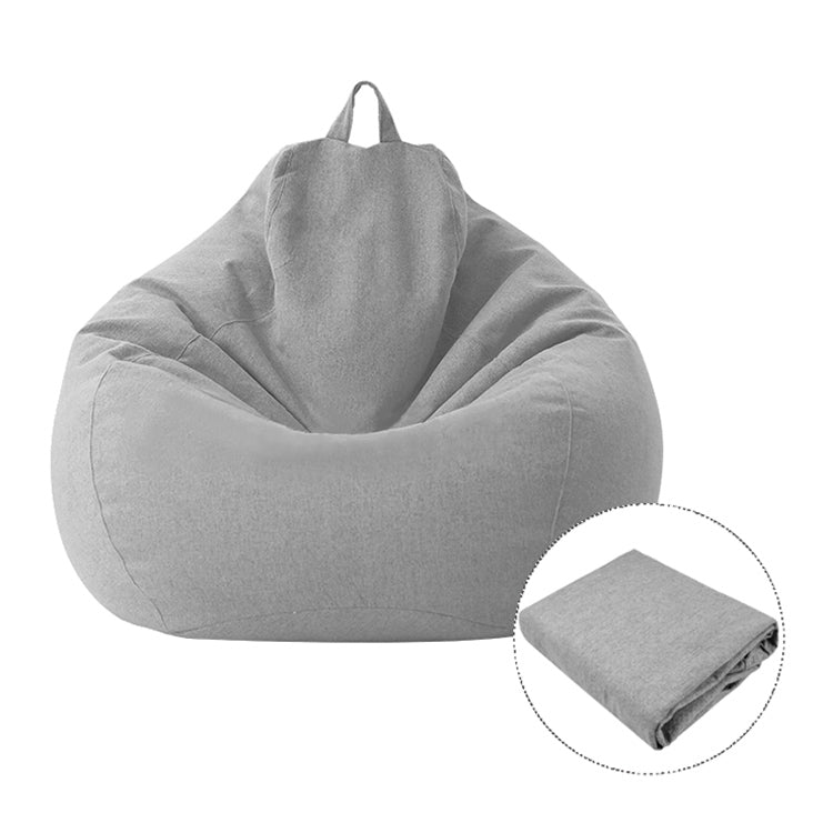Lazy Sofa Bean Bag Chair Fabric Cover, Size: 80x90cm