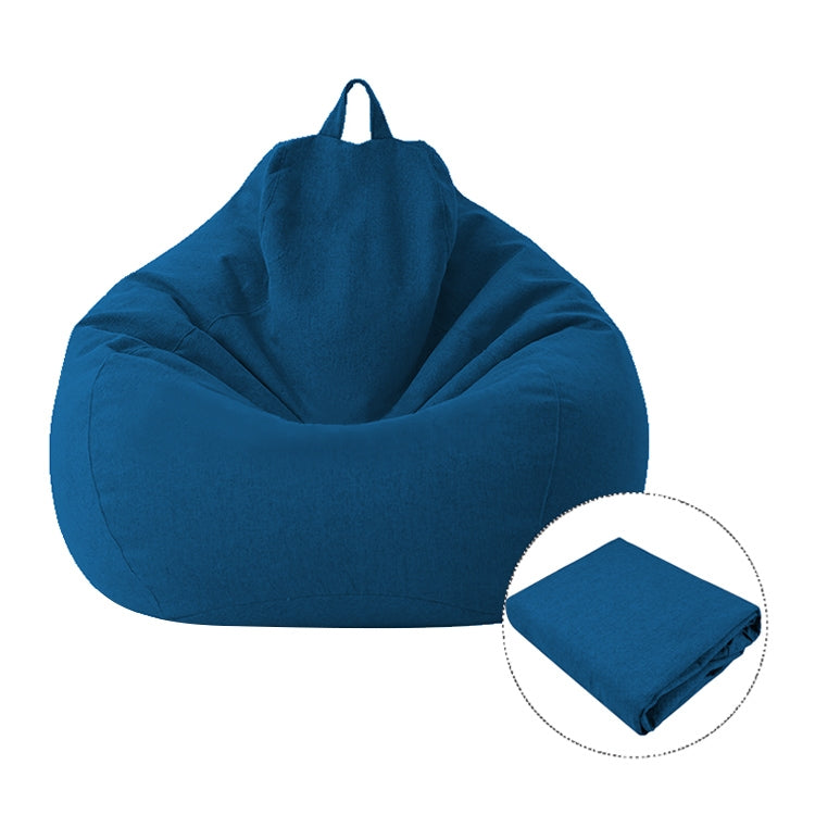 Lazy Sofa Bean Bag Chair Fabric Cover, Size: 80x90cm
