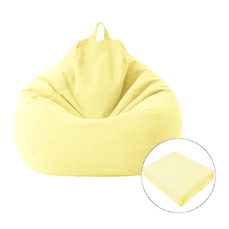 Lazy Sofa Bean Bag Chair Fabric Cover, Size: 80x90cm