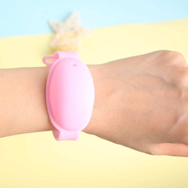 10 PCS Children Wash-free Portable Silicone Antibacterial Disinfectant Bracelet Strap, Random Color Delivery