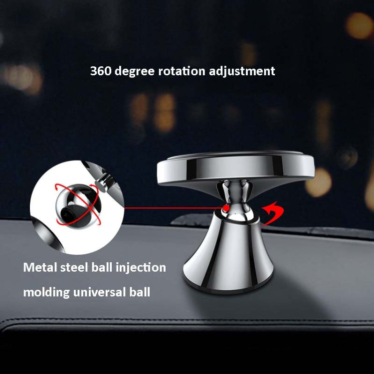 10W Magnetic Car Nano Wireless Charging Mobile Phone Stand, Style: Black + Charging Cable
