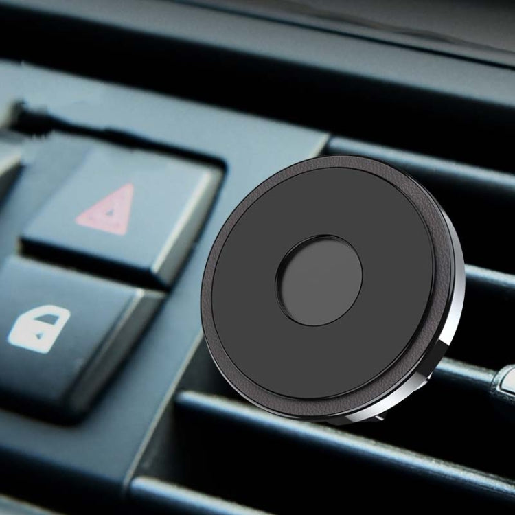 10W Magnetic Car Nano Wireless Charging Mobile Phone Stand, Style: Black + Charging Cable