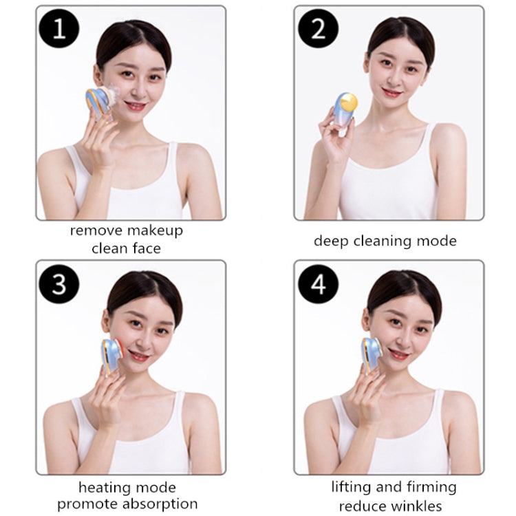 Multifunctional Temperature-sensing Cleansing Instrument Import Instrument Rejuvenation Beauty Instrument Facial Massager