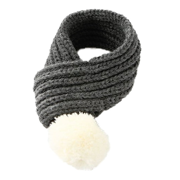 Pet Christmas Scarf Holiday Cross-dressing Cotton Wool Scarf, Size: L