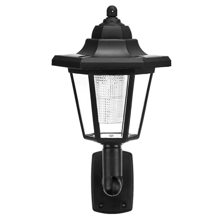 Solar Flame Hexagonal Wall Lamp LED Outdoor Garden Light