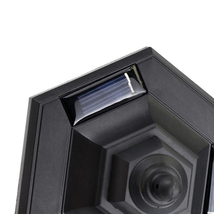 Solar Flame Hexagonal Wall Lamp LED Outdoor Garden Light