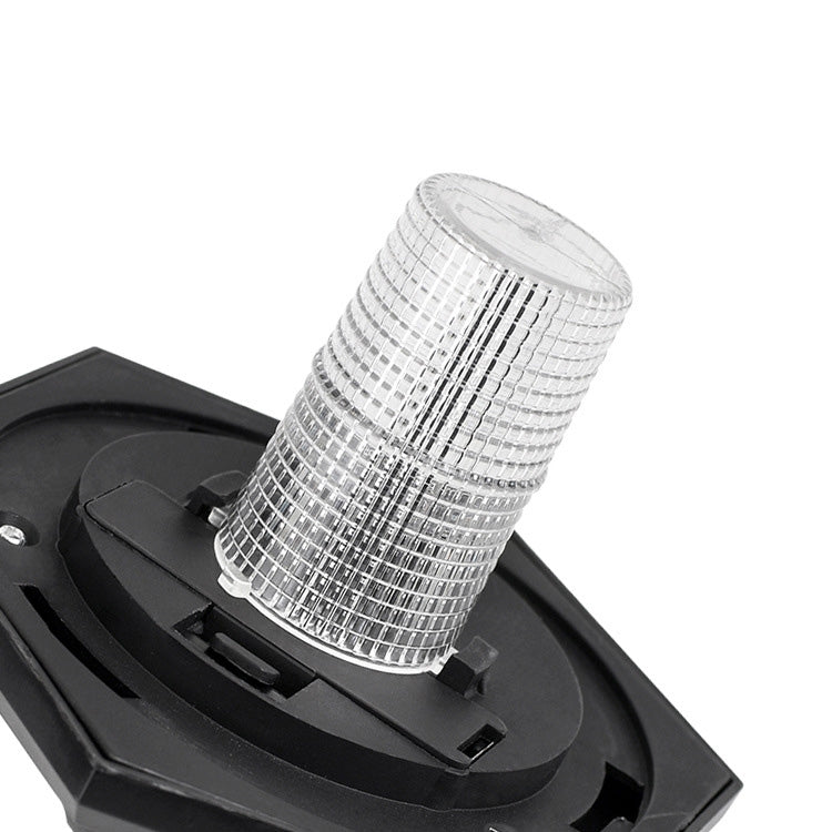 Solar Flame Hexagonal Wall Lamp LED Outdoor Garden Light