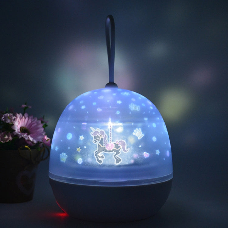 Starlight USB Fantasy Atmosphere Projection Lamp LED Rotating Night Light