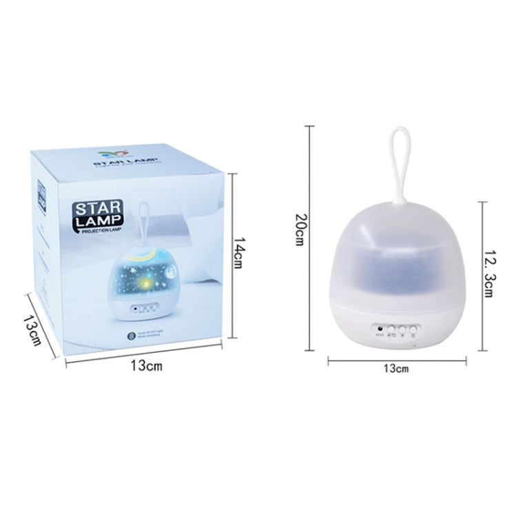 Starlight USB Fantasy Atmosphere Projection Lamp LED Rotating Night Light