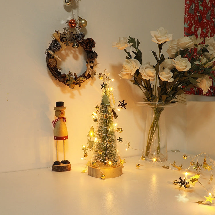 2m 20LEDs Christmas String Lights Christmas Bells Ball Decoration Lamp, Style:  Christmas Tree Bell