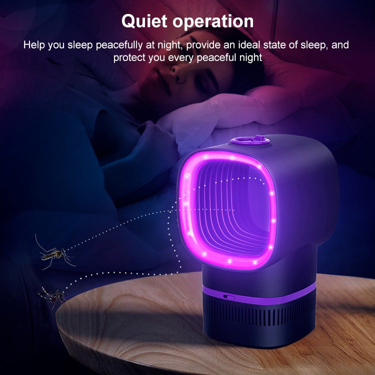 Chargable LED Mosquito Lamp Insect Repellent USB Mute Mosquito Repellent Lamp, Colour: White