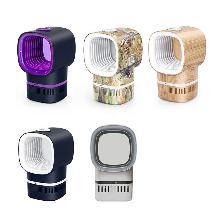 Chargable LED Mosquito Lamp Insect Repellent USB Mute Mosquito Repellent Lamp, Colour: Golden Wood Grain