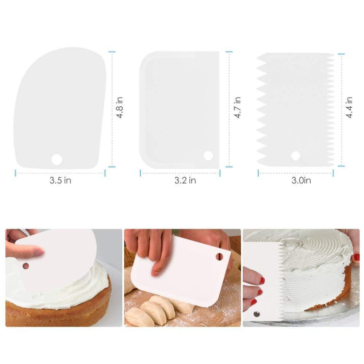 6 PCS/Set Cake Turntable Set Decorating Table Decorating Mouth Silicone Bag Baking DIY Combination