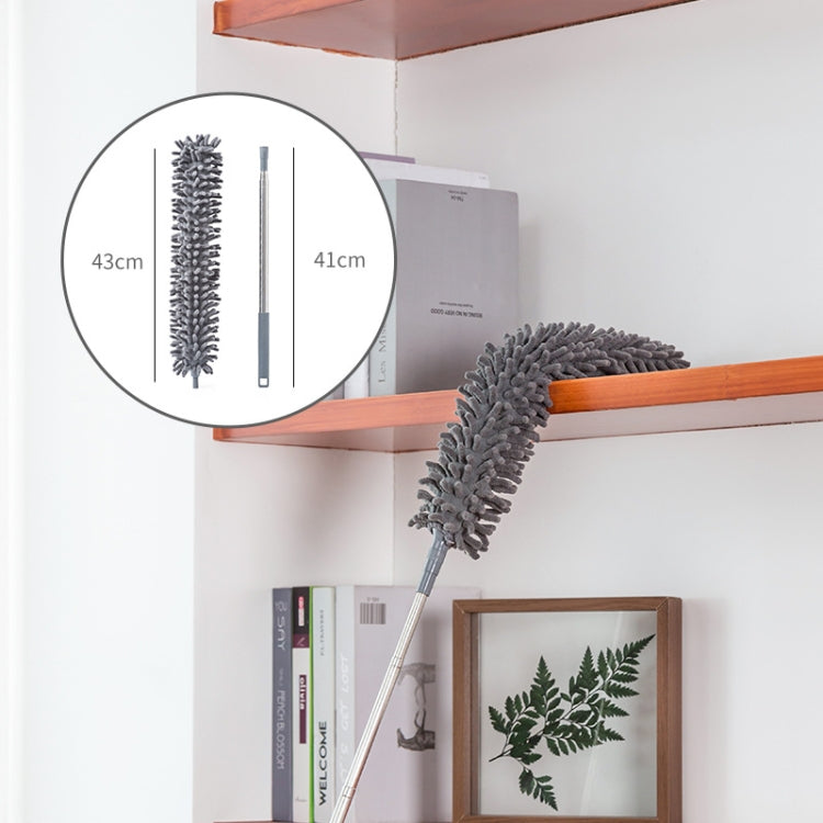Retractable Dust Duster Chenille Desktop Sweeping Housework Cleaning Feather Duster, Colour: 2.5m