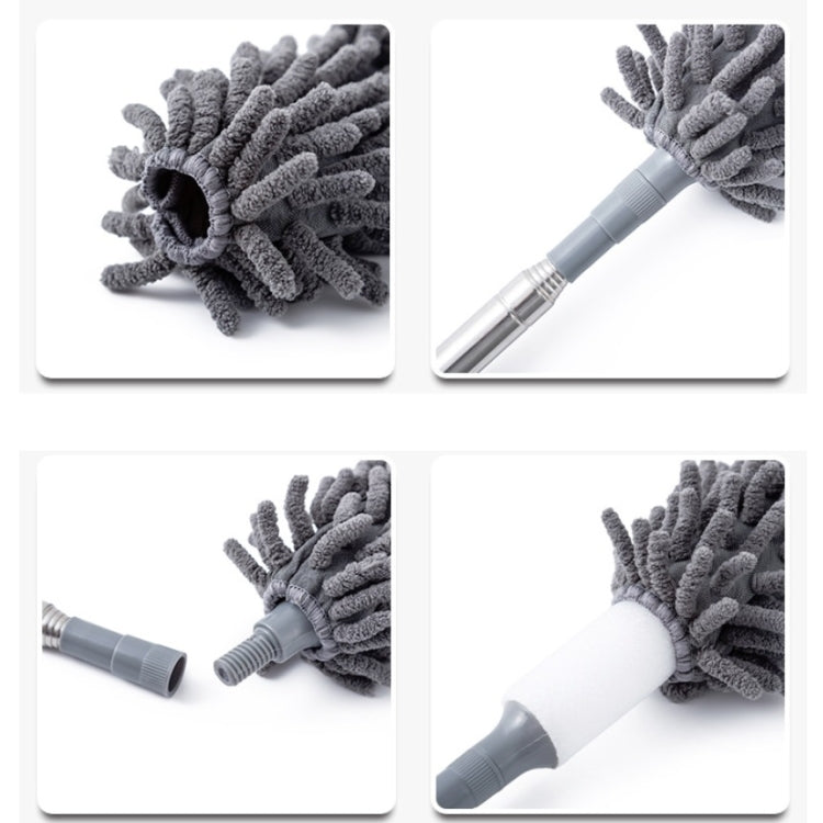 Retractable Dust Duster Chenille Desktop Sweeping Housework Cleaning Feather Duster, Colour: 2.5m