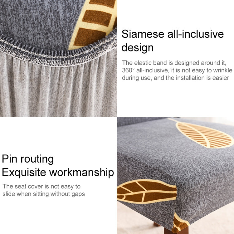 2 PCS Elastic All-inclusive Chair Cover Hotel Restaurant General Simple Dining Table And Chair Cover