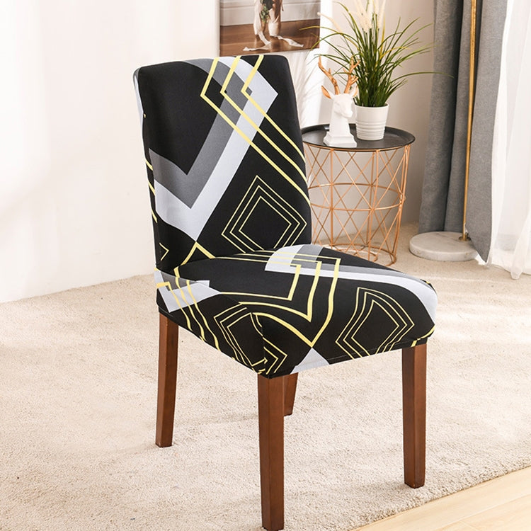 2 PCS Elastic All-inclusive Chair Cover Hotel Restaurant General Simple Dining Table And Chair Cover