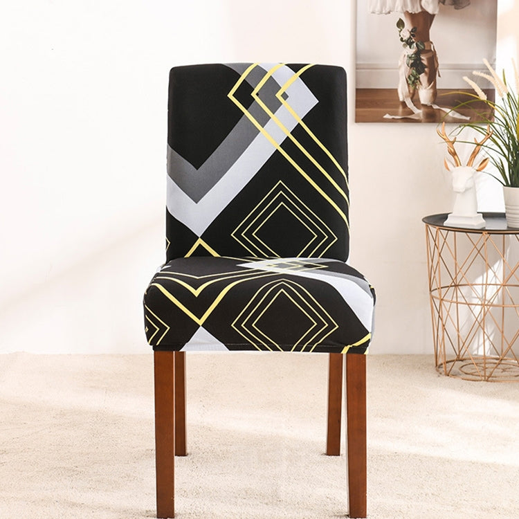 2 PCS Elastic All-inclusive Chair Cover Hotel Restaurant General Simple Dining Table And Chair Cover