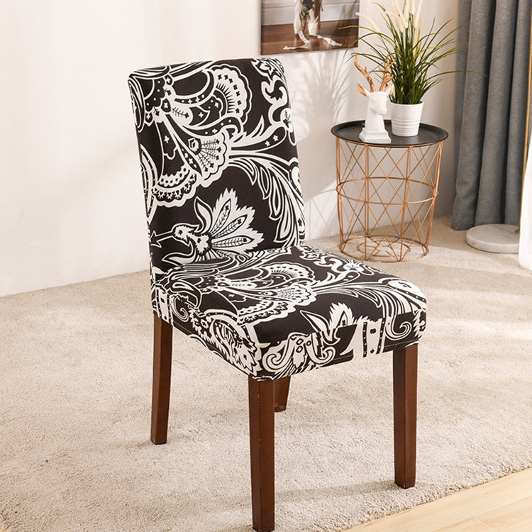 2 PCS Elastic All-inclusive Chair Cover Hotel Restaurant General Simple Dining Table And Chair Cover